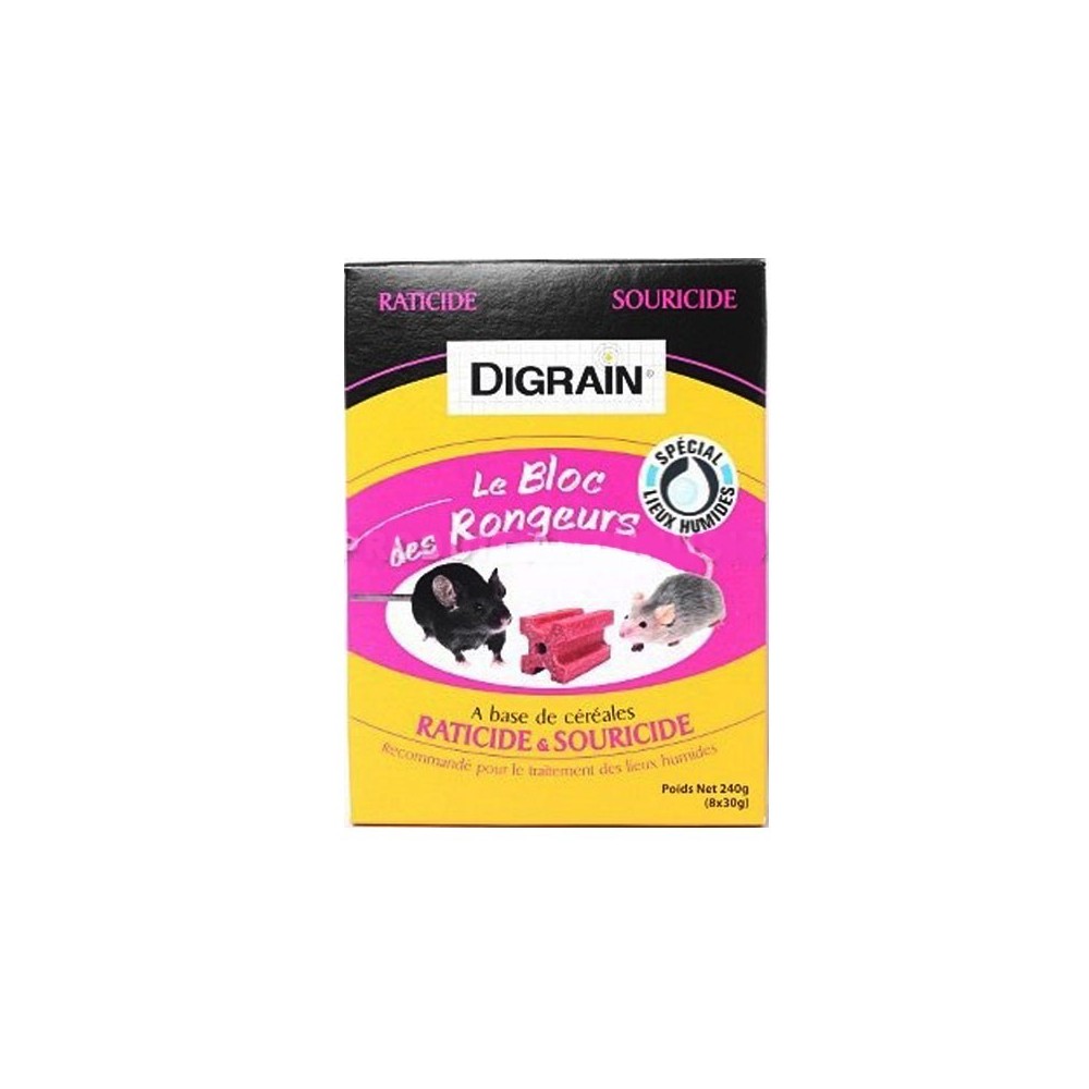 Raticide DIGRAIN (Bloc)