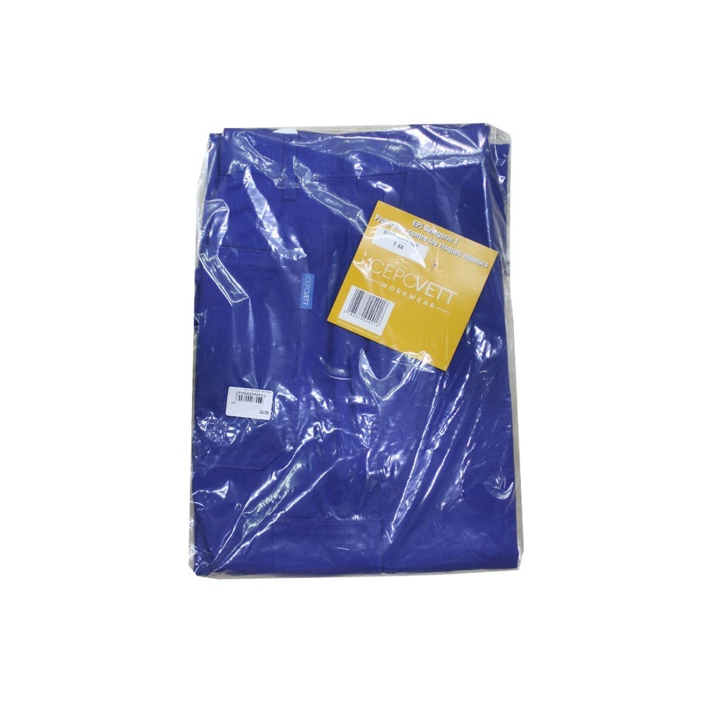 Pantalon coton BLEU