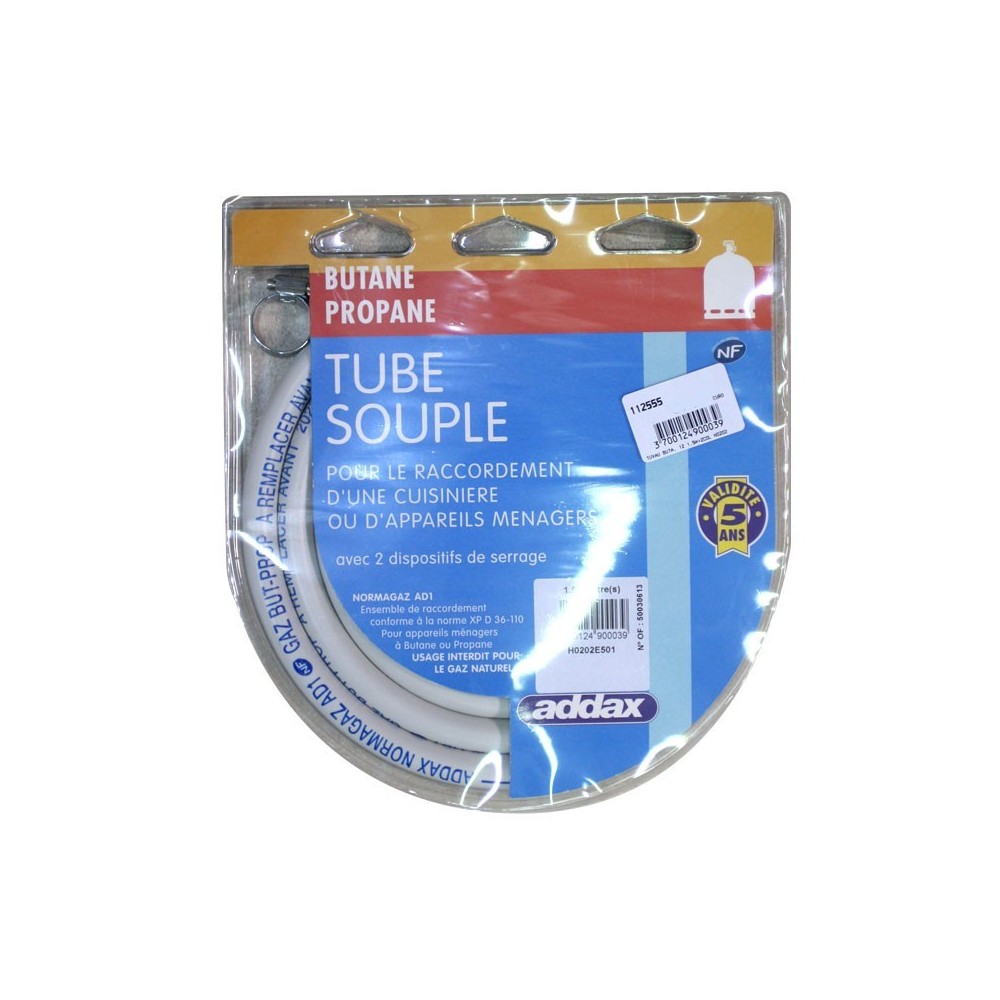 Tuyau souple gaz