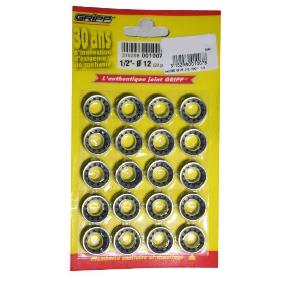Raccord GRIPP 15x21 1/2p