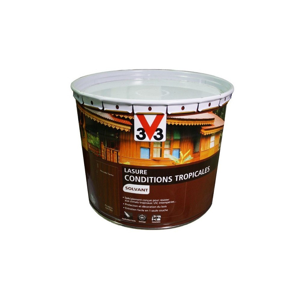 LASURE SOLVANT Conditions tropicales