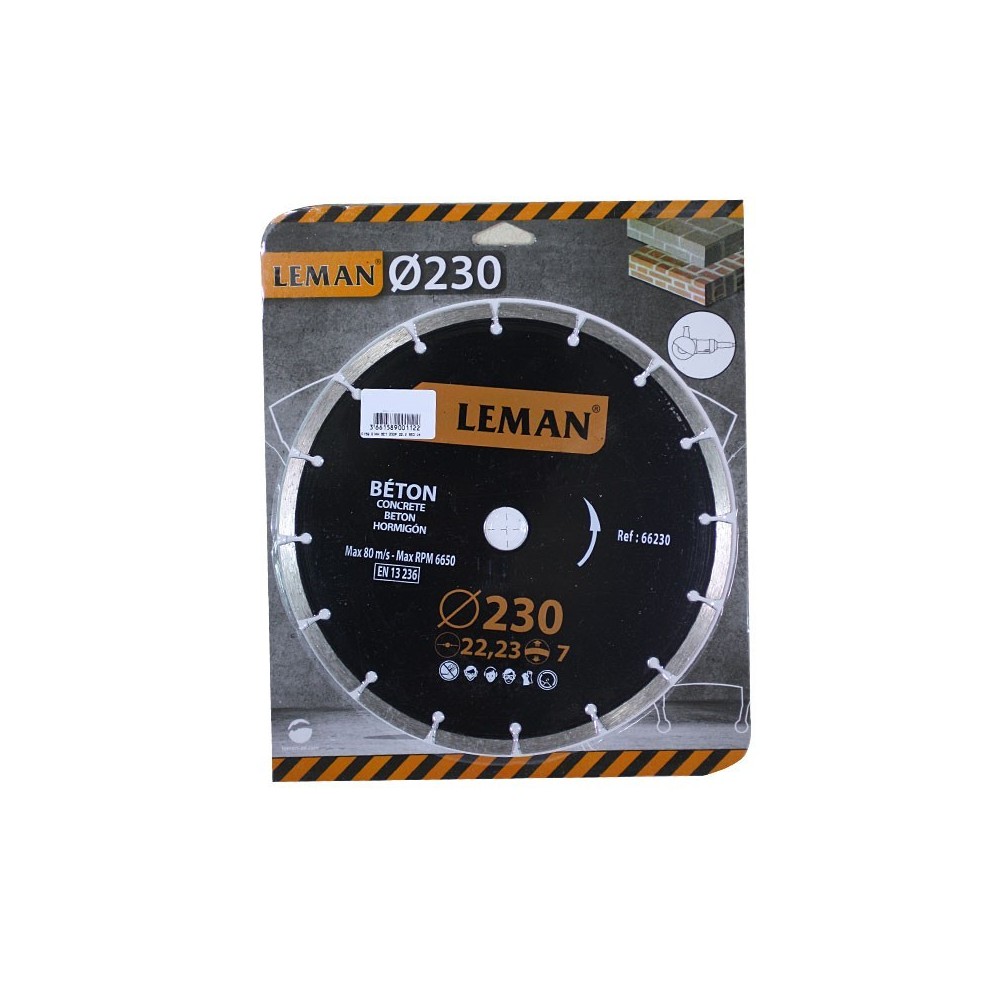 Disque DIAMANT - Diam 230mm