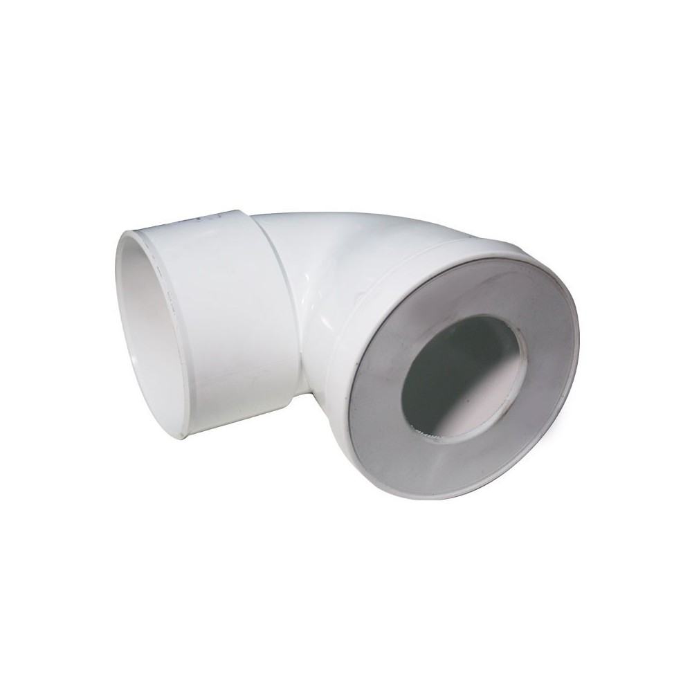 Pipe courte coudée 90deg
