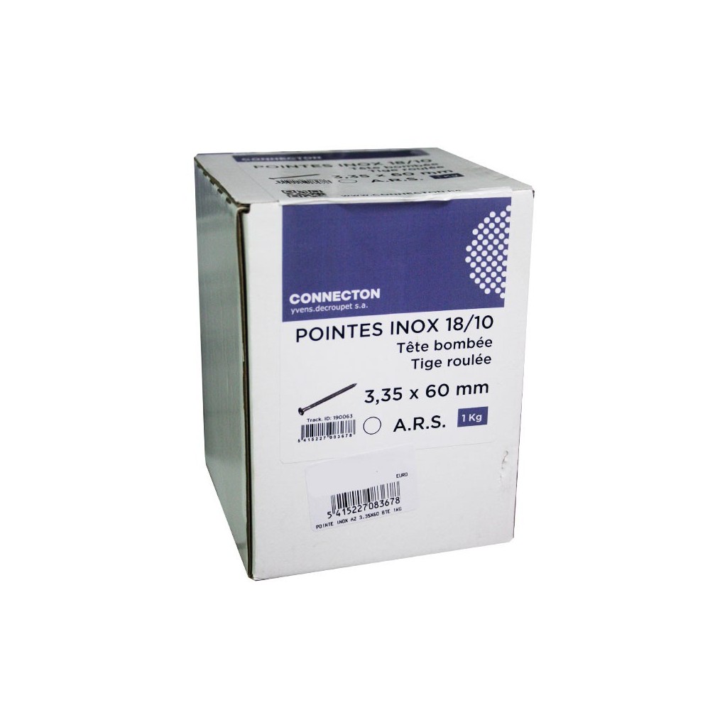 POINTE INOX A2 Tête BOMBEE