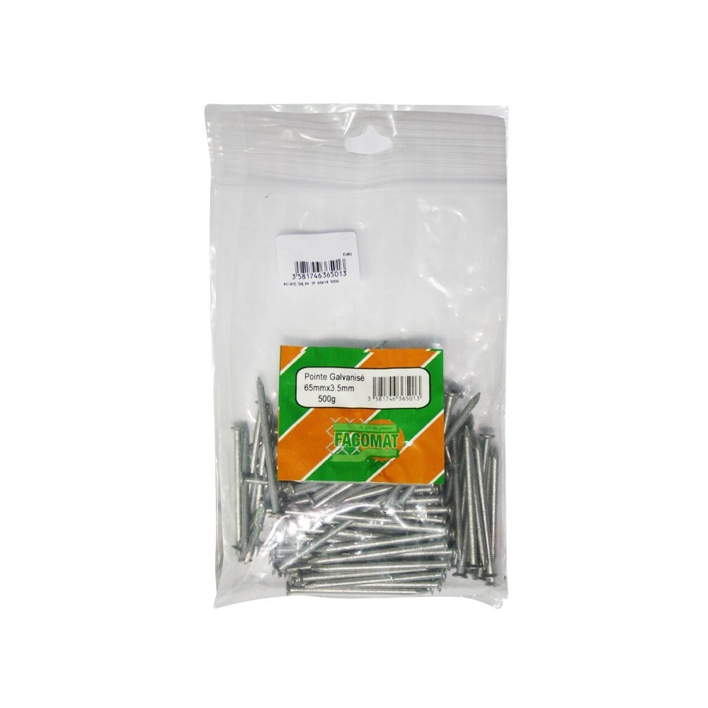 POINTE GALVA TP 65X18mm