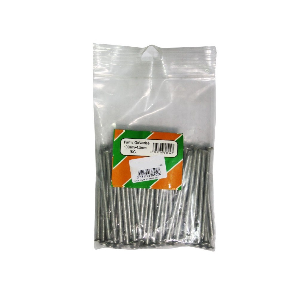 POINTE GALVA TP 100X20mm