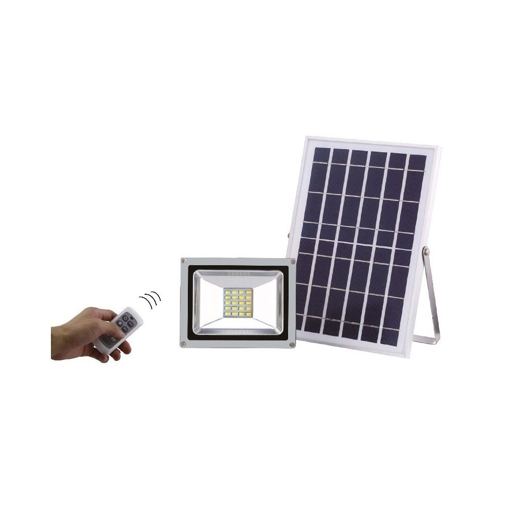 Projecteur solaire LED / télécommande