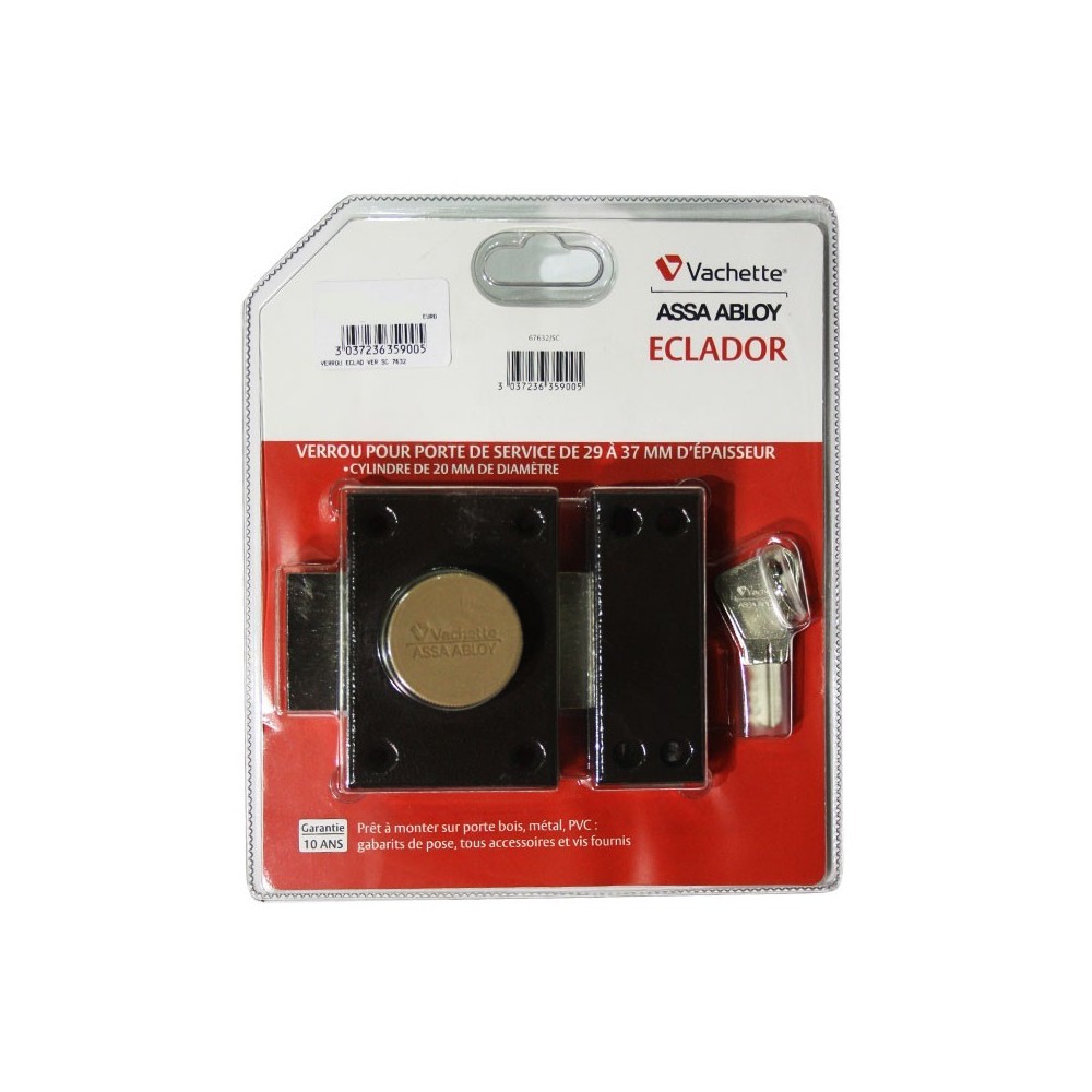 Verrou ECLADOR à bouton