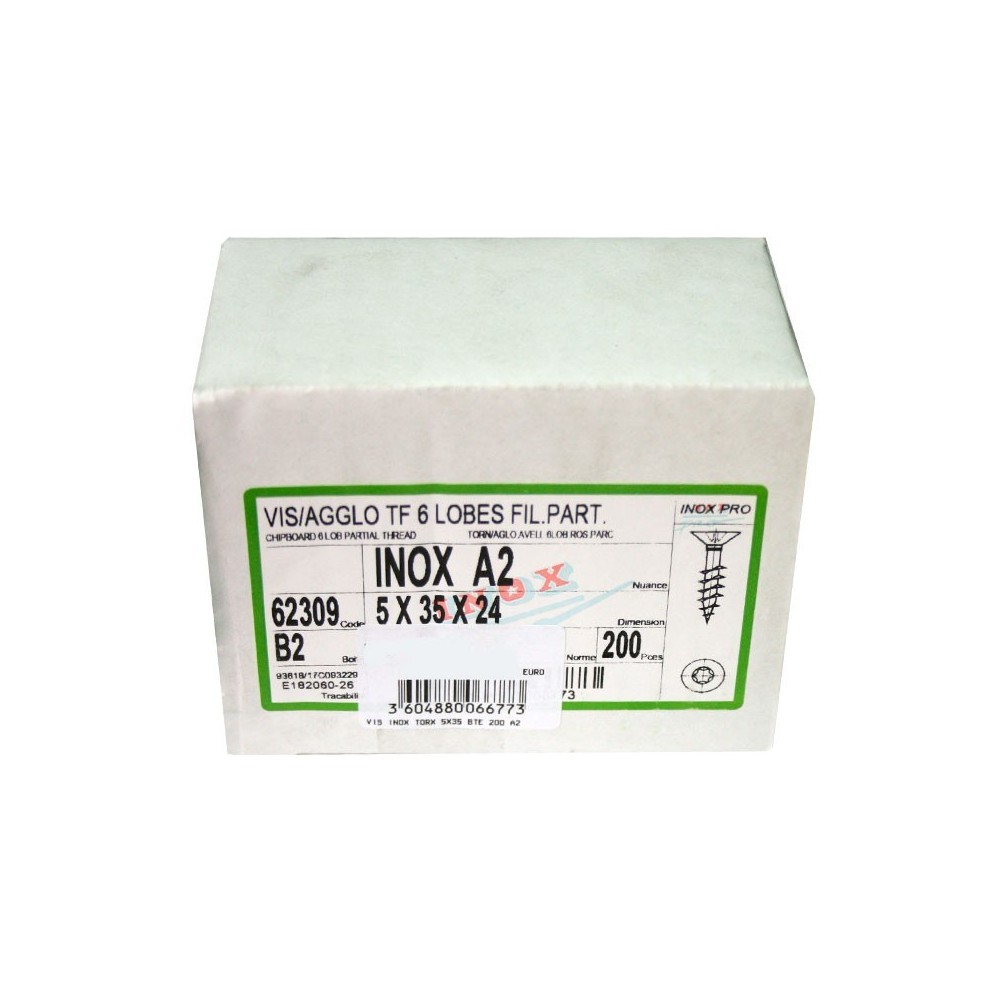 Vis TORX INOX A2
