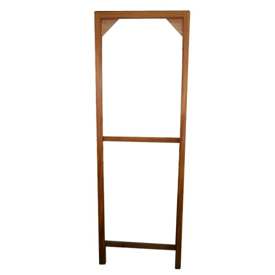 Cadre de porte en bois rouge