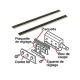 JEU DE PLAQUETTES POU RABOTS D-07945