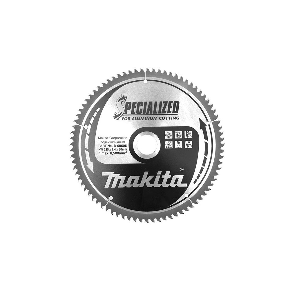 LAME CARBURE POUR ALUMINIUM 235MM