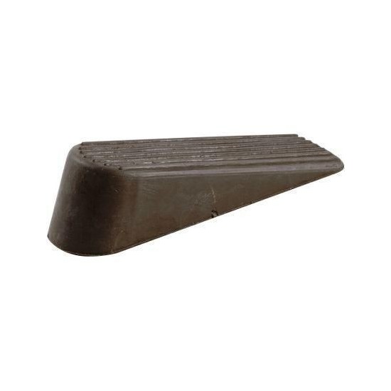 CALE-PORTE CAOUTCHOUC BRUN
