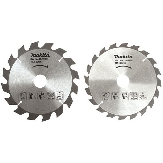LOT DE 2 LAMES CARBURE BOIS 185MM