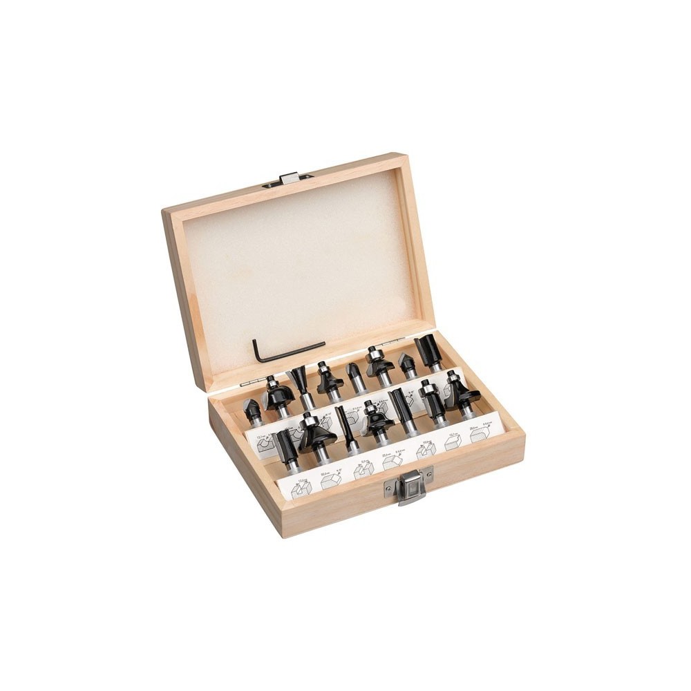 COFFRET 15 FRAISES POUR DEFONCEUSE