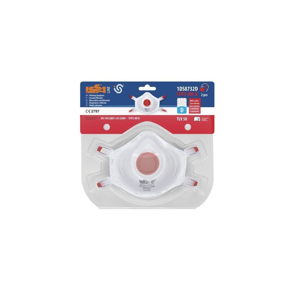 MASQUE FFP3 + VALVE (2 UNITES)
