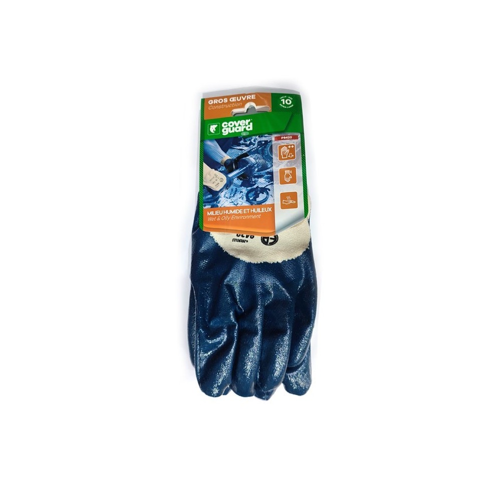 GANTS ENDUIT NITRILE