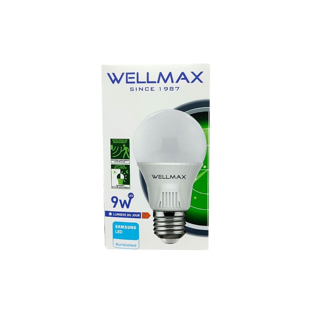 AMPOULE LED A DETECTION DE MOUVEMENT