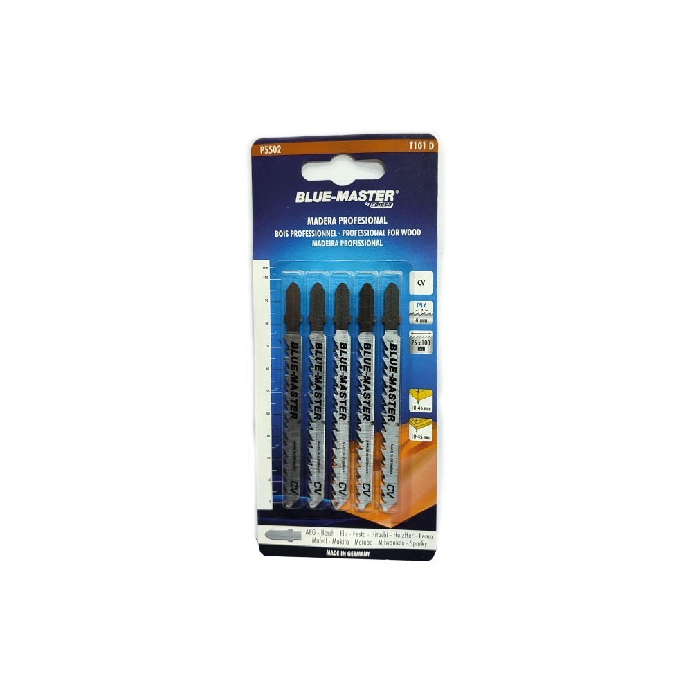 LOT DE 5 LAMES BOIS 75MM