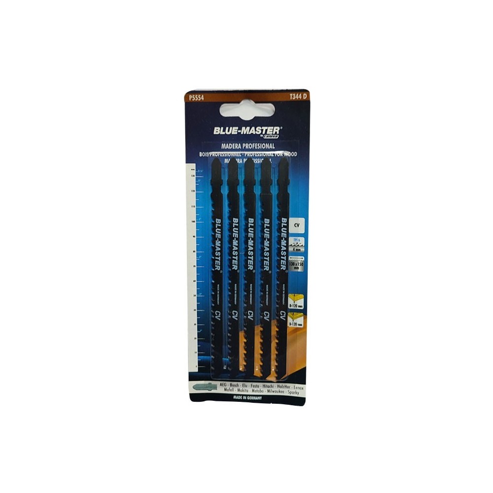 LOT DE 5 LAMES BOIS 120MM