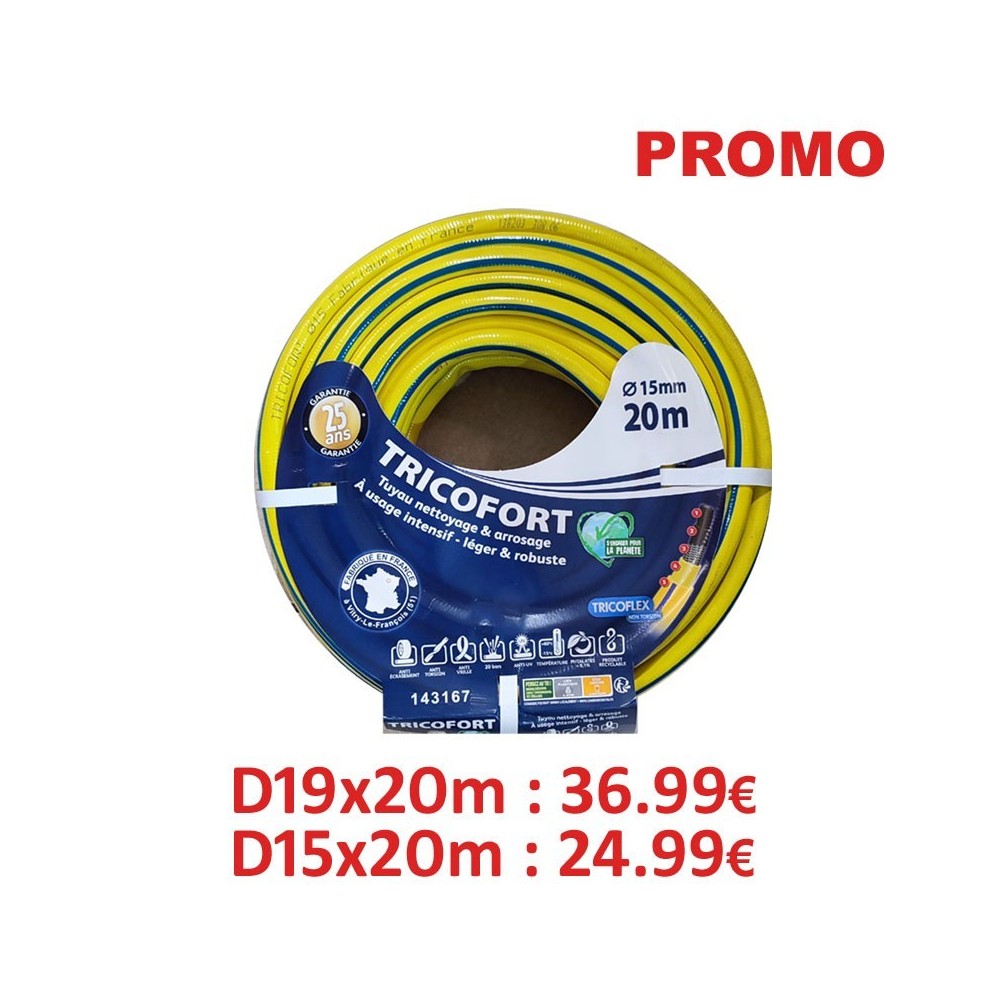 TUYAU TRICOFORT 20M