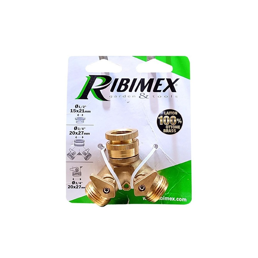 ROBINET EN Y LAITON