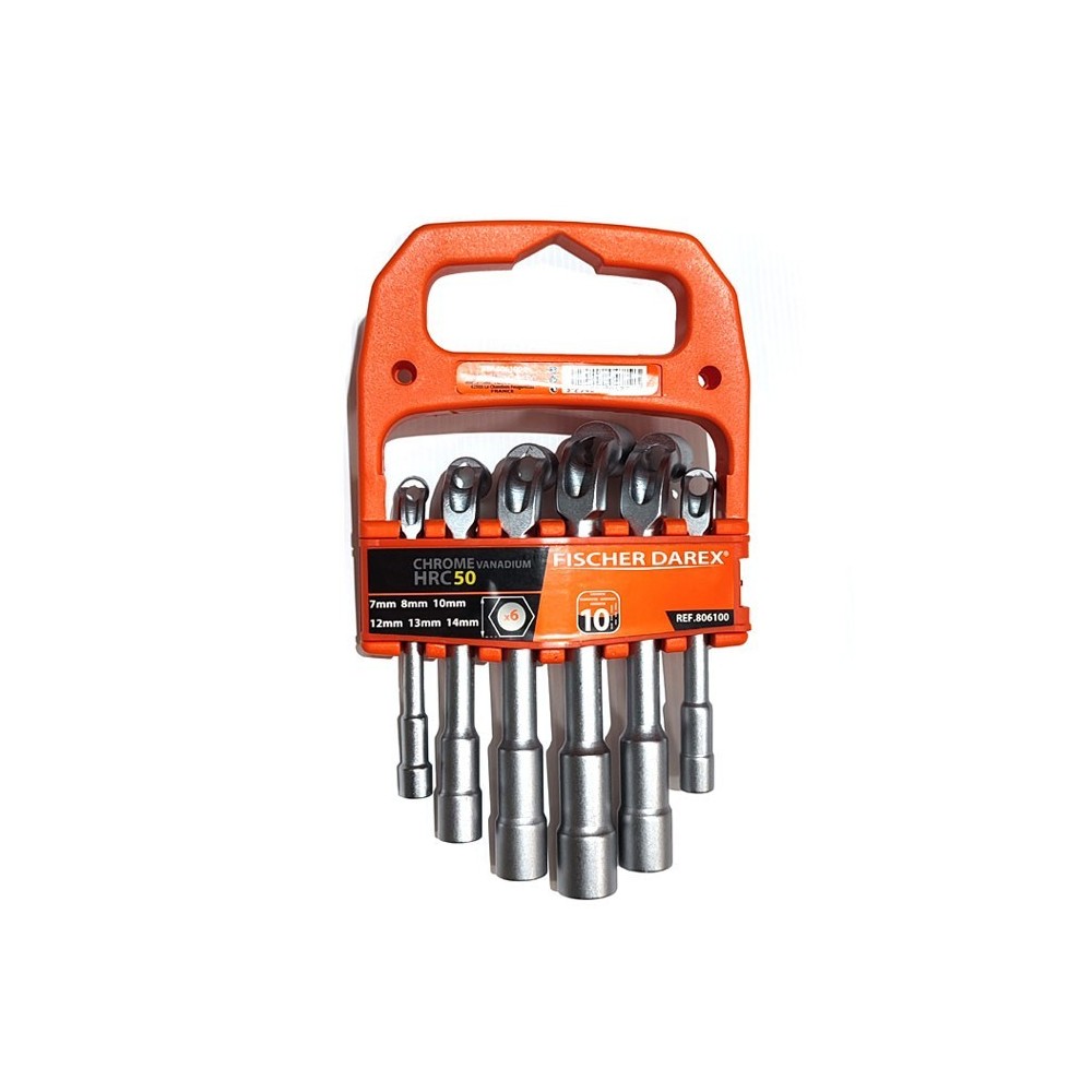 LOT DE 6 CLES A PIPE 6 ET 12 PANS