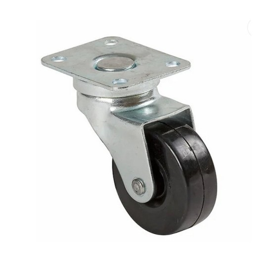 ROULETTE PIVOTANTE A PLATINE 65MM (50KG)