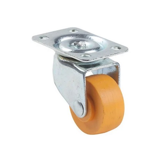 ROULETTE PIVOTANTE A PLATINE 30MM (20KG)