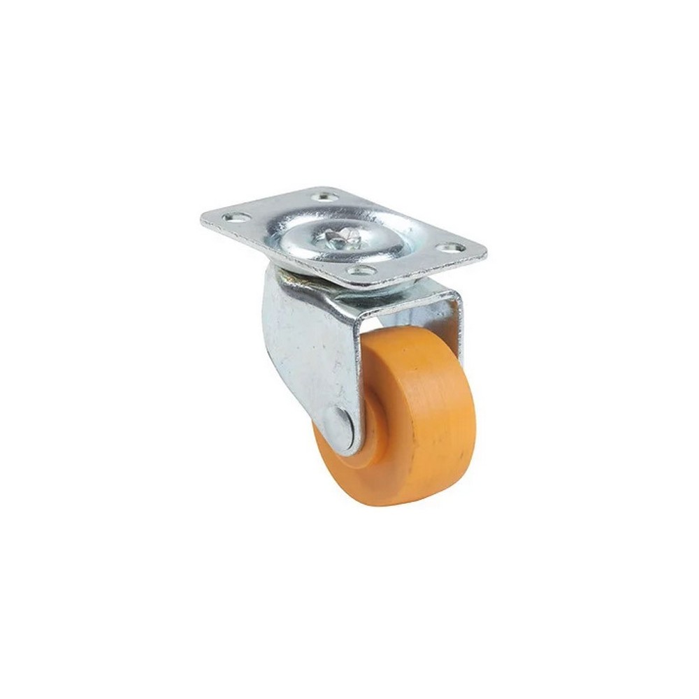 ROULETTE PIVOTANTE A PLATINE 30MM (20KG)