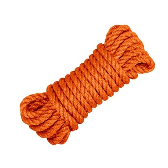 CORDAGE POLYPROPYLENE ORANGE D10