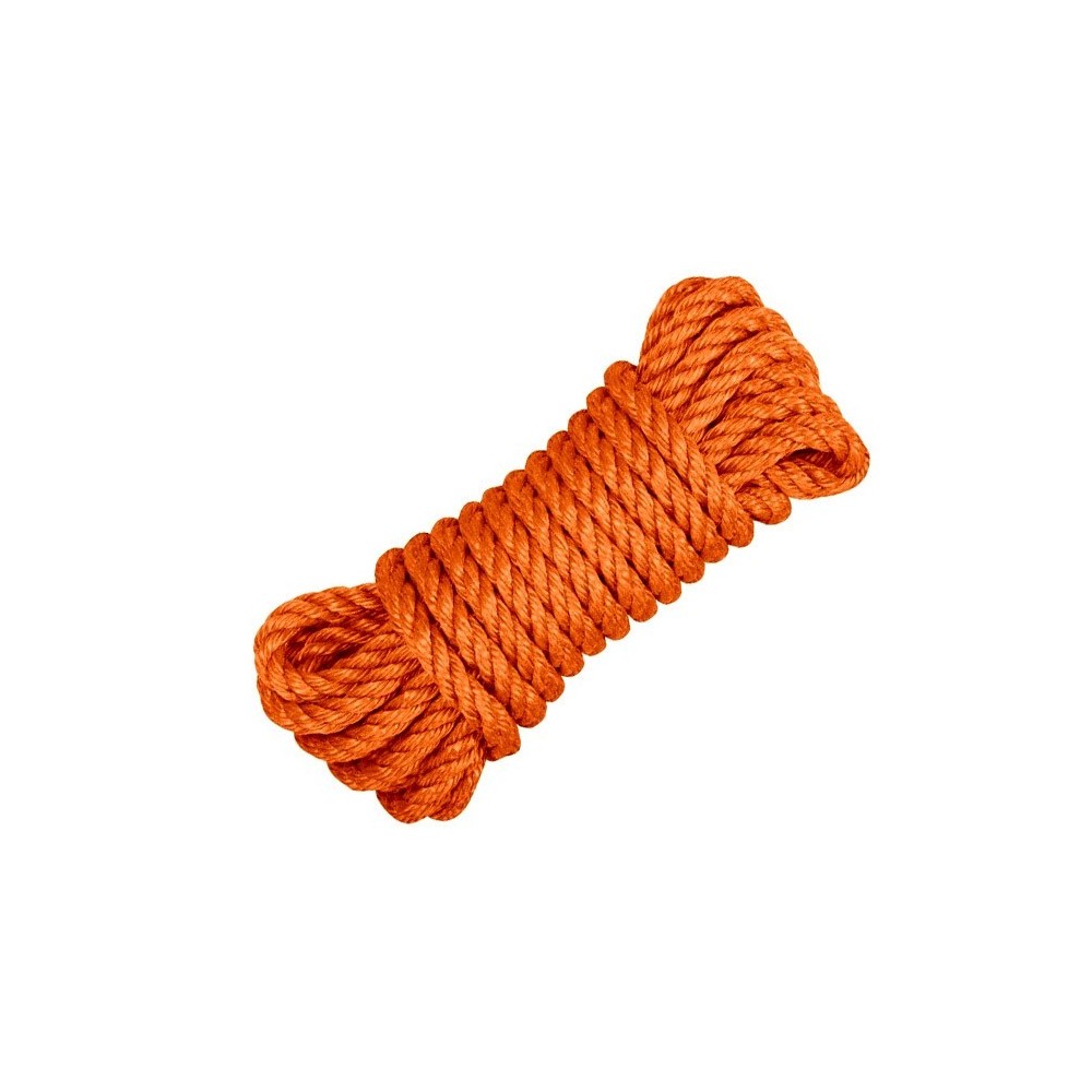 CORDAGE POLYPROPYLENE ORANGE D10