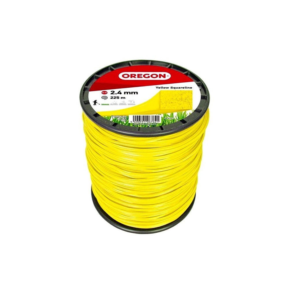 FIL DEBROUSSAILLEUSE CARRE 2.4MM 225M