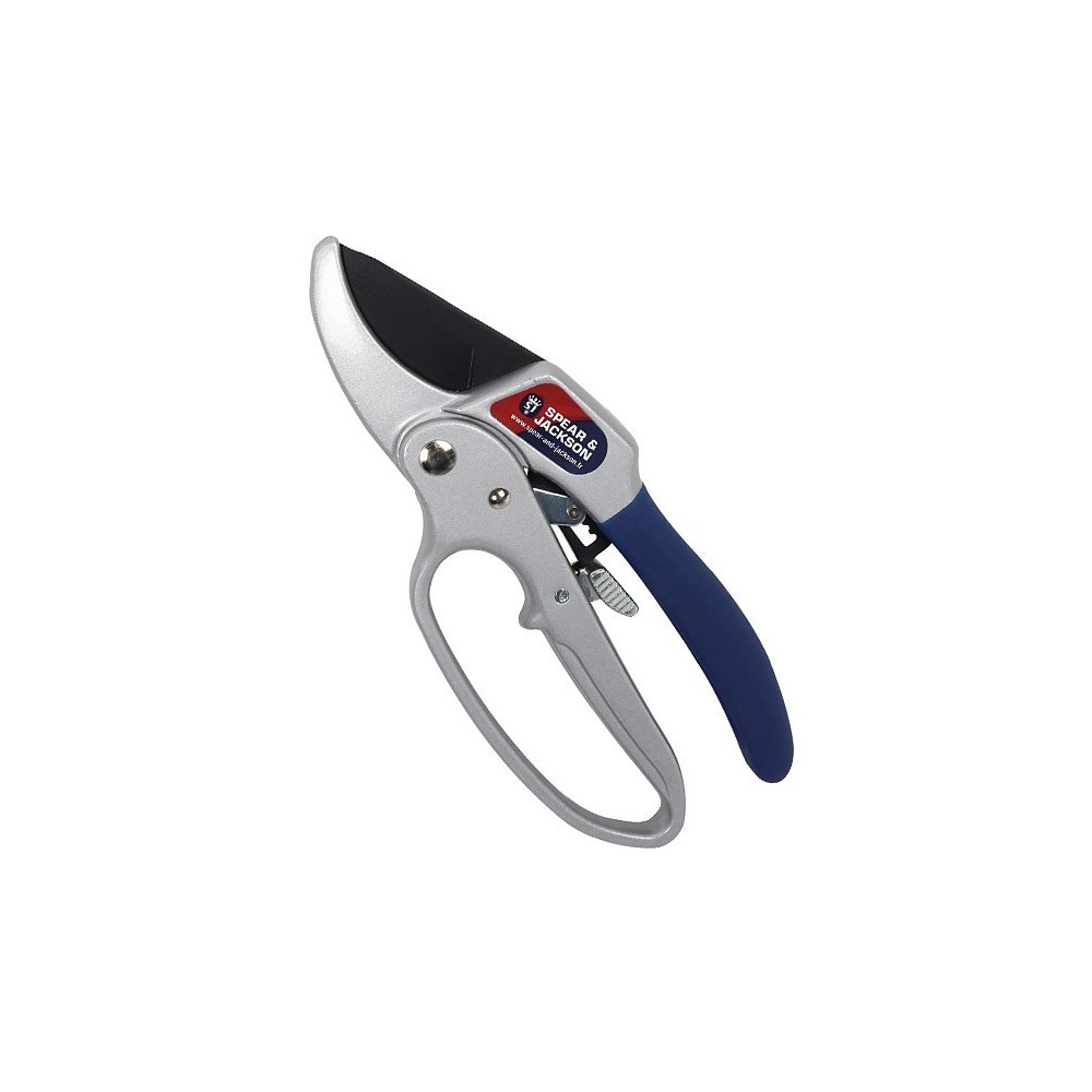 SECATEUR A ENCLUME AVEC CREMAILLERE