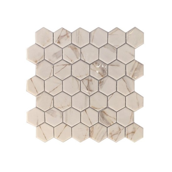 HEX XL CALACATTA GLD MATTE