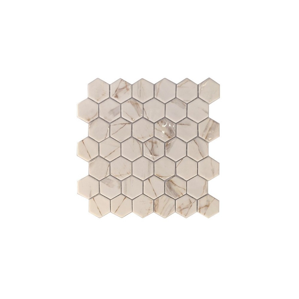 HEX XL CALACATTA GLD MATTE