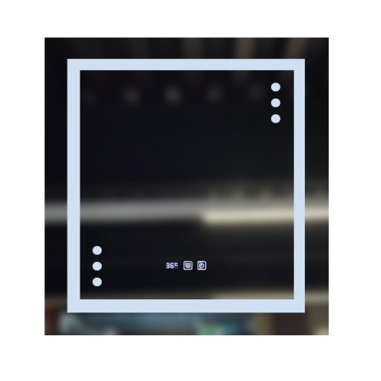 MIROIR TACTILE LED 80X80CM