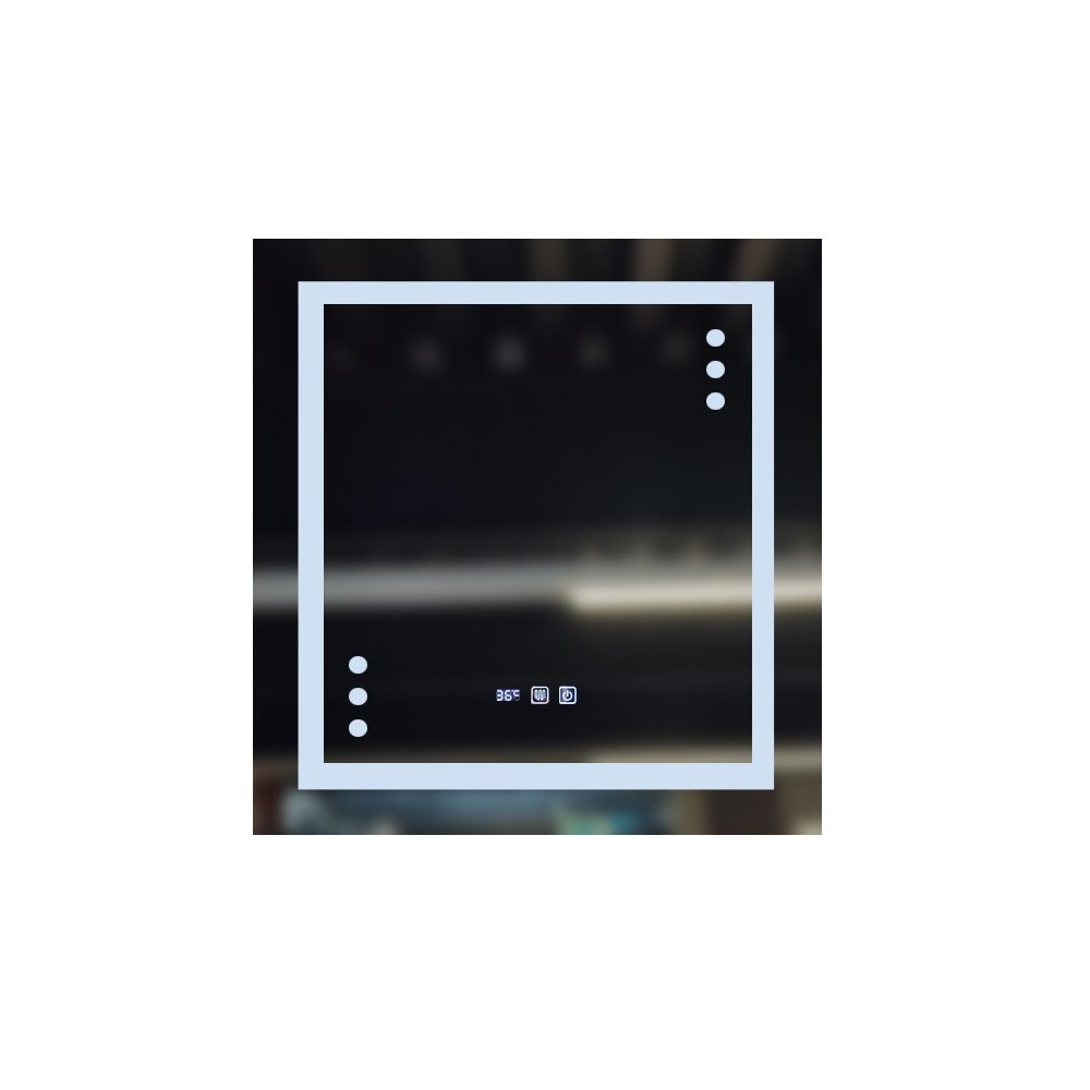 MIROIR TACTILE LED 80X80CM