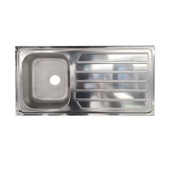 EVIER INOX 1 BAC+EG