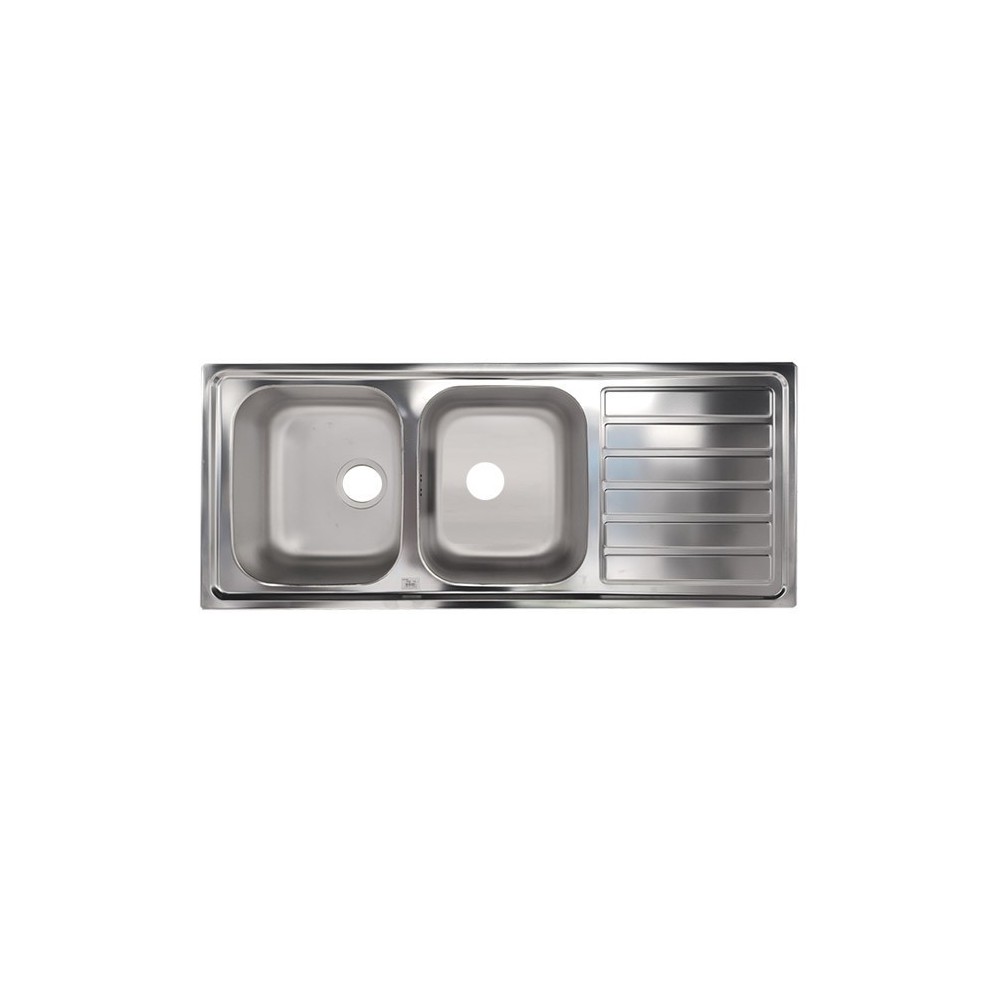 EVIER INOX 2 BAC+EG