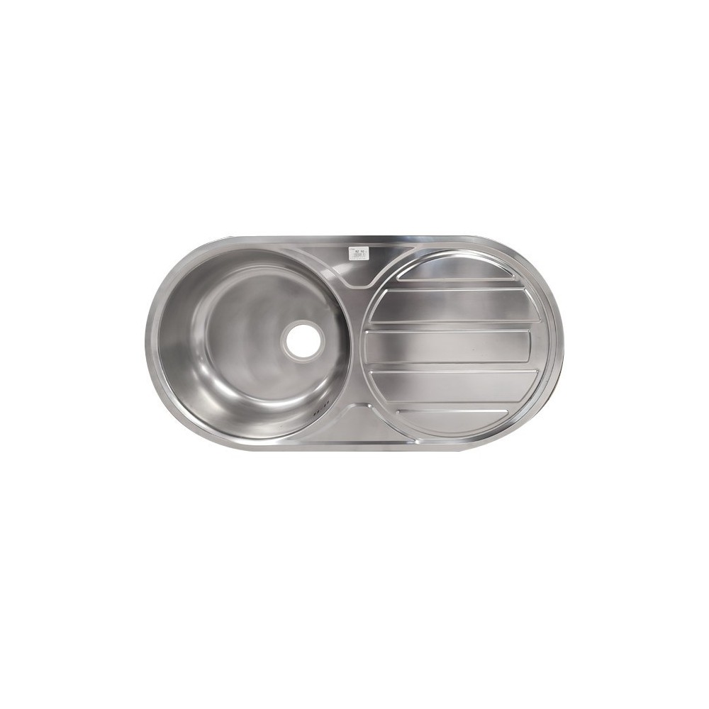 EVIER INOX 1 BAC ROND+EG