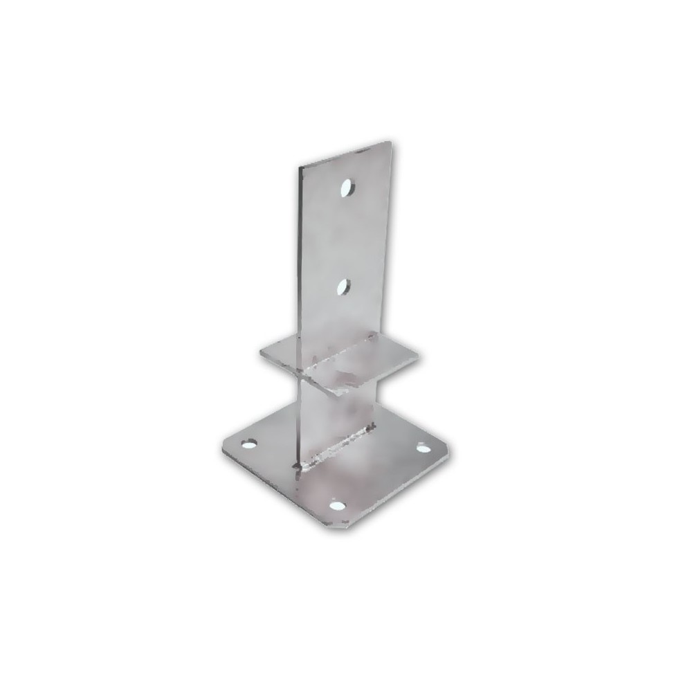Pied de Poteau INOX