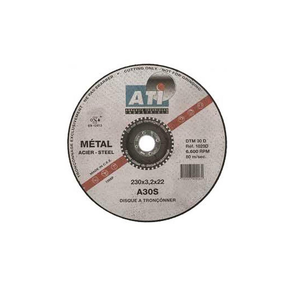 Disque à tronçonner METAL ATI