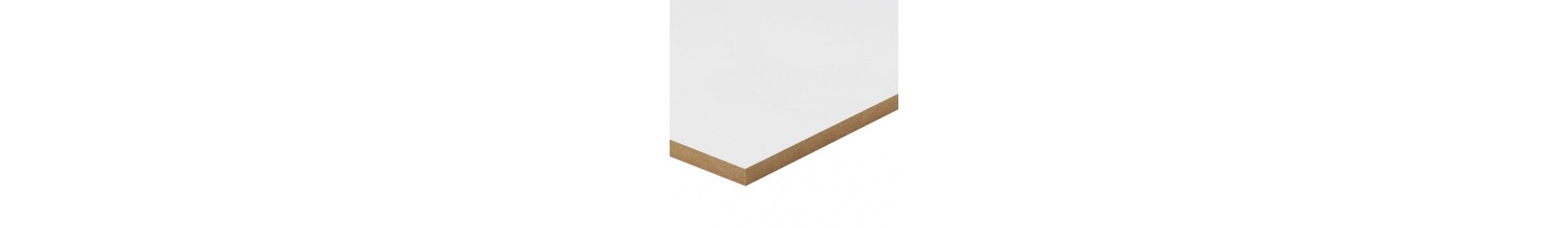Panneau MDF blanc lisse