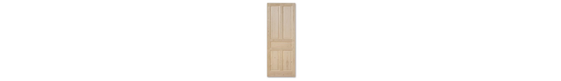 Porte Pin à panneaux