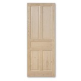Porte Pin à panneaux